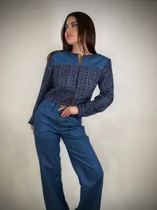 Blue Braided (Two Piece Set)