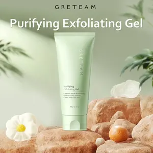 GreTeam Purifying Exfoliating Gel: Clear Pores, Remove Keratin, and Leave Skin Smooth & Moisturized - 60g/2.12 oz