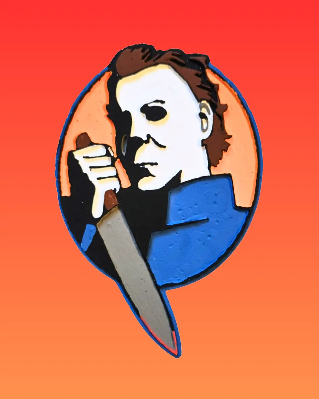Dark Moon Freshies Masked Slasher Freshie – Creepy Look Car Air Freshener with Fragrant Bold Fruity Scent, Long-Lasting Horror Vibe for Horror Fans, Ideal for Cars, Bedrooms, Car Fresheners