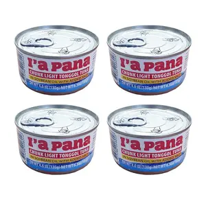 I'a Pana - Chunk Light Tonggol Tuna in Soybean Oil (4 Pack Deal x 185g) Quality and Flavor