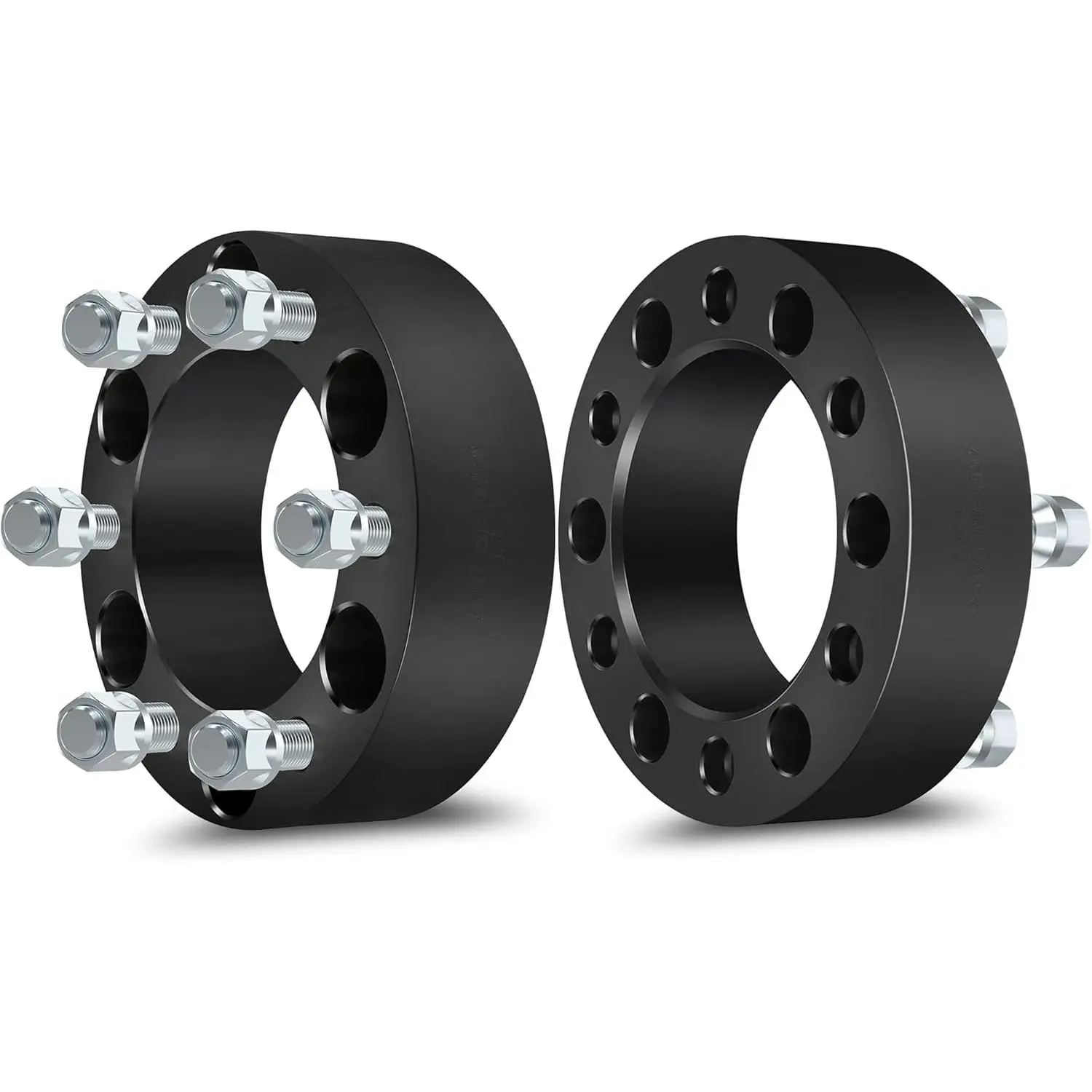 Wheel Spacers 6x5.5 108mm 2 Inch for Chevrolet Silverado 1500 Tahoe Suburban | Wheel Spacers Adapters 14x1.5 Studs 6 Lug for GMC Sierra 1500 Yukon for Cadillac Escalade