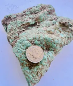 170g Natural Rough Rare Huge Piece Tyrone Turquoise GemStone Stabilized Lapidary