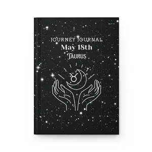 Taurus Journey Journal, Astrological Diary, Personalized Gift for Taurus, Starry Night Notebook, Astrology Journal