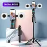 360-Degree Rotatable Smart Selfie Stick, Selfie Stick with Wireless Remote Control, Phone Stabilizer with RGB Light for Video Recording, Selfie Vlogging Accessory #GLOBAL PICKS