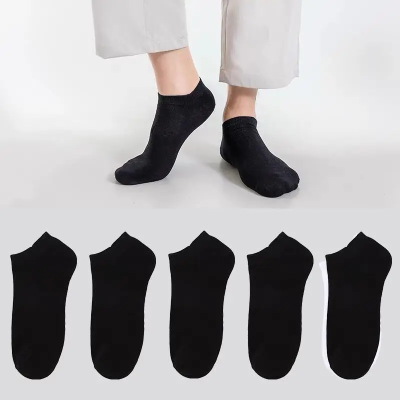 5 pairs of comfortable women's ankle socks - lightweight and soft - multifunctional boat socks, suitable for women's daily wear and casual style