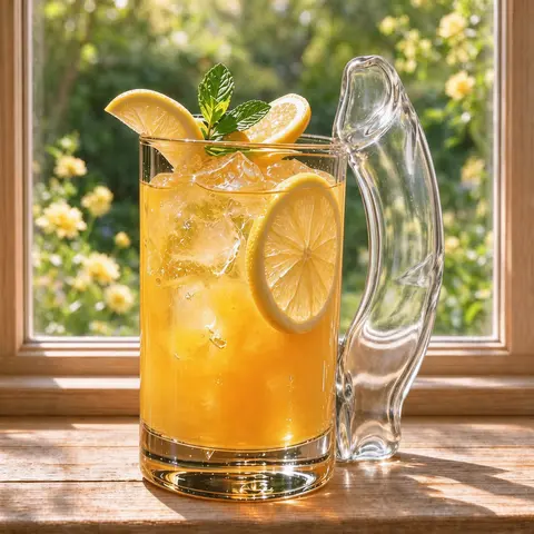 Novelty S Curved Handle Clear Glass Mug, Funny Prank Cocktail Glass, Unique Weird Shape Drinking Cup, Bar Party Decor Glassware for Whiskey, Juice, Beverage