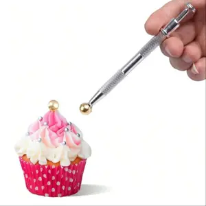 4-Claw Pearl Grabber Tool - Compact Size Sugar Bead Picker for Baking Decorations, Ideal for Cakes, Cupcakes & Ice Cream, Candy Collector
