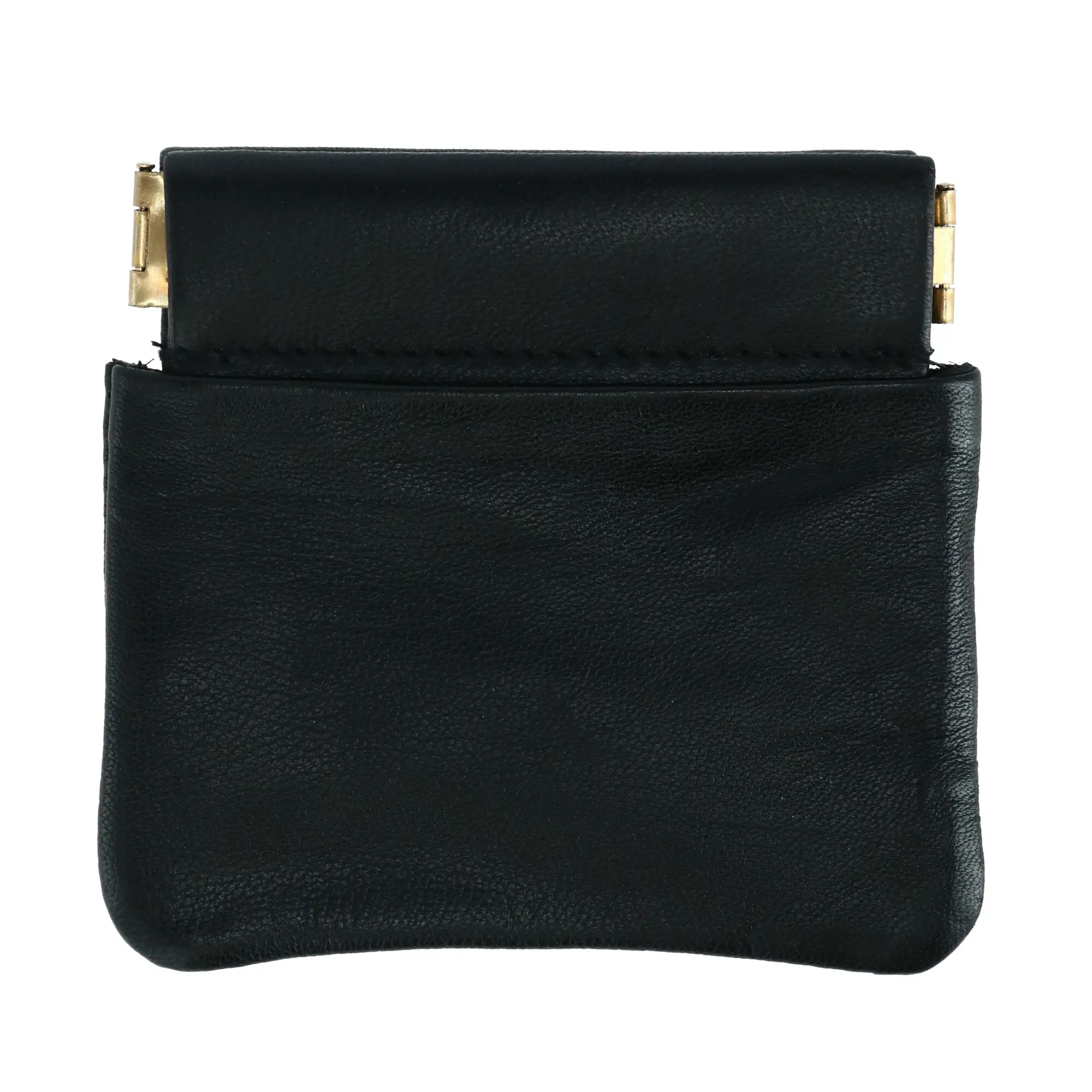 CTM Leather Push Mouth Coin Wallet with Card Slots, Coin Pouches