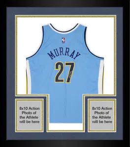 Framed Jamal Murray Denver Nuggets Autographed Light Blue Mitchell & Ness 2016-2017 Swingman Jersey - Fanatics Authentic Certified