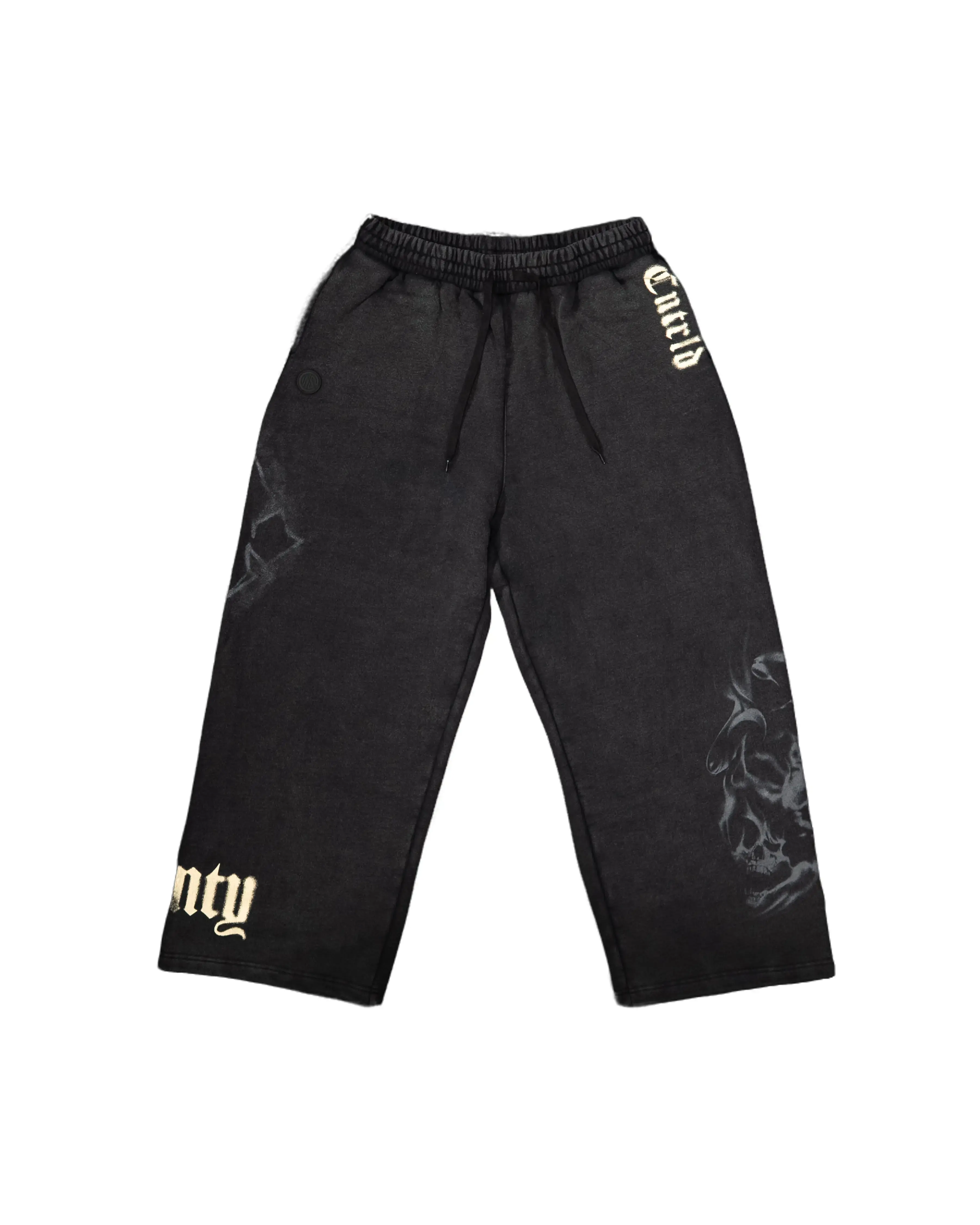 Wide Leg Sweats Black
