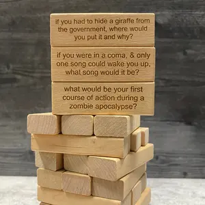 IceBreaker Questions Tumbling Tower