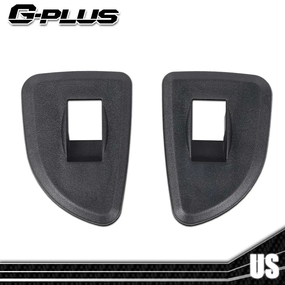 G-PLUS Rear Window Switch Bezels Replacement Set (LH+RH) - Automotive Vehicle Accessories, Fit for 2009-2013 Chevy Silverado Sierra Ext Cab