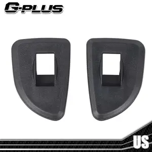 Fit For 2009-2013 Chevy Silverado Sierra Ext Cab Rear Window Switch Bezels LH+RH G-PLUS