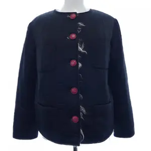 Pre-owned CHANEL Silk Small Leather Goods Collarless Jacket