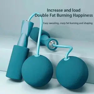Fitness Jump Ropes with Calorie Counter and Silicone Handles for Women Men Kids with Speed Cordless Ball and 9.2 ft Adjustable Anti-Tangle PVC Wire Rope for Fitness Crossfit Indoor Outdoor Workout Recommended for use with a Step Machines