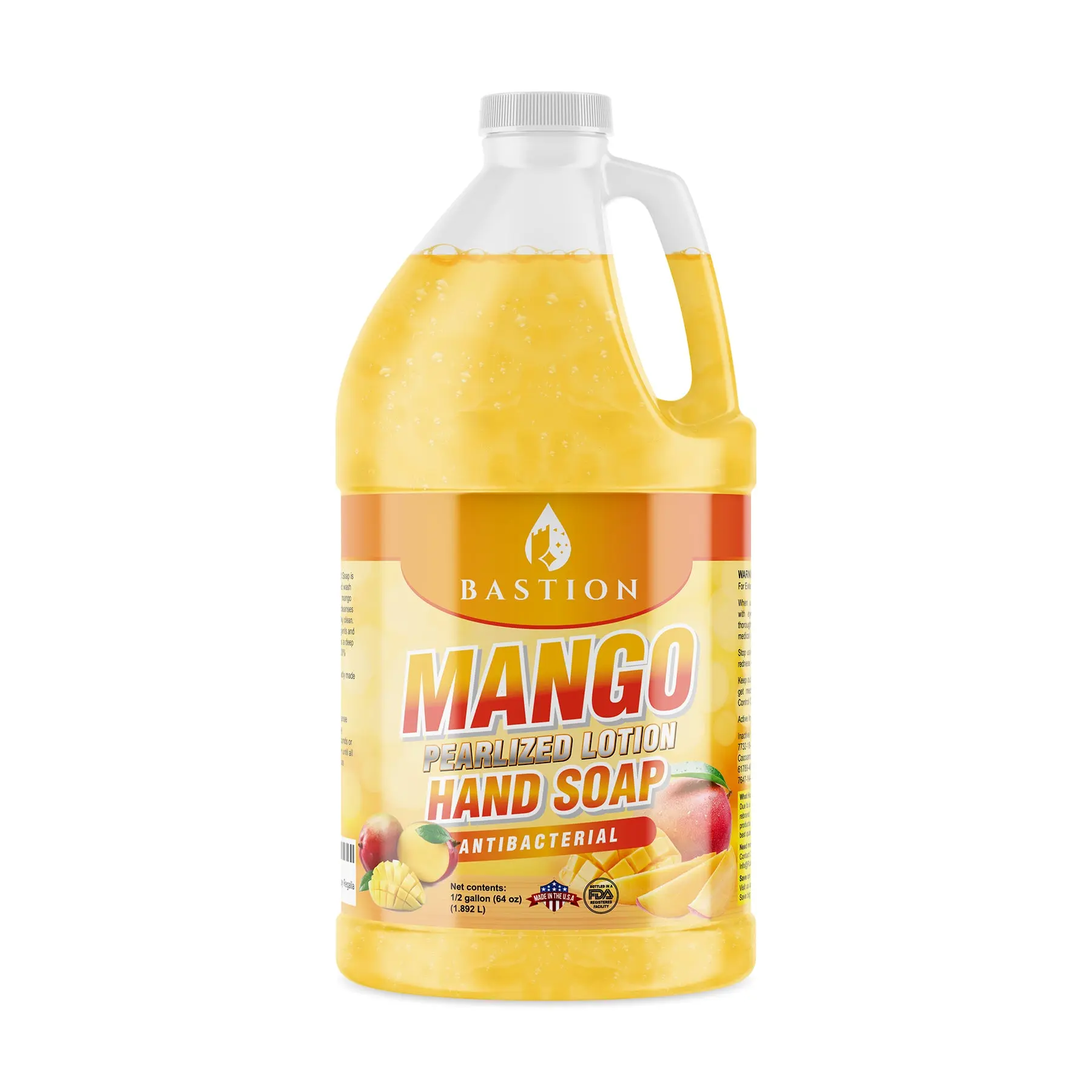 Mango Antibacterial Hand Soap (Pearlized) 64oz Refill Mango Antibacterial Hand Soap (Pearlized) 64oz Refill