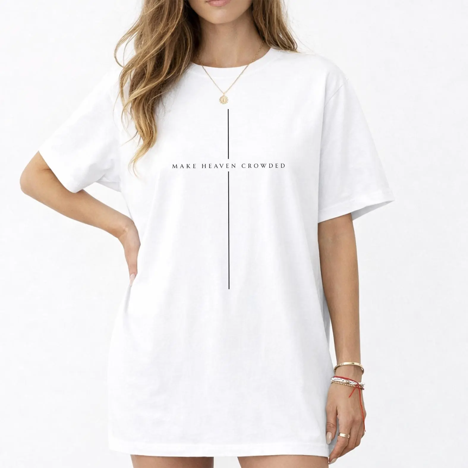 Comfort Colors Make Heaven Crowded Shirt, Christian Shirt, Faith Based Gift