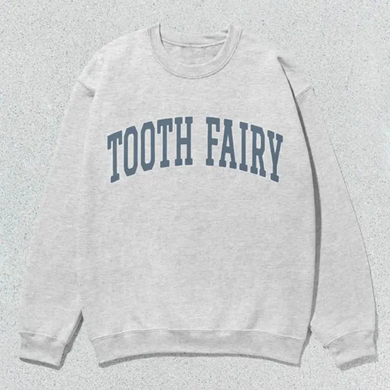 Tooth Fairy Sweatshirt – Unisex Dental Crewneck, Dentist & Hygienist Gift, Collegiate Style Sweater