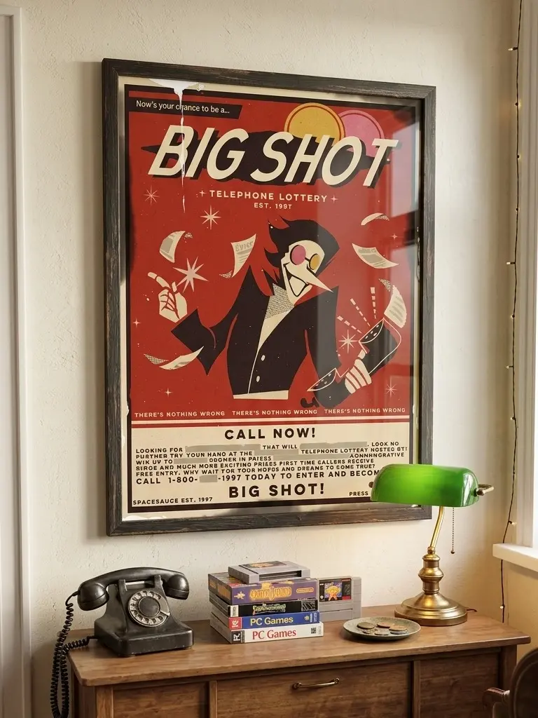 [NO FRAME] Now's your chance - Call Now - BIG SHOT, Spamton Poster, Deltarune, Home Decor - vdg10076