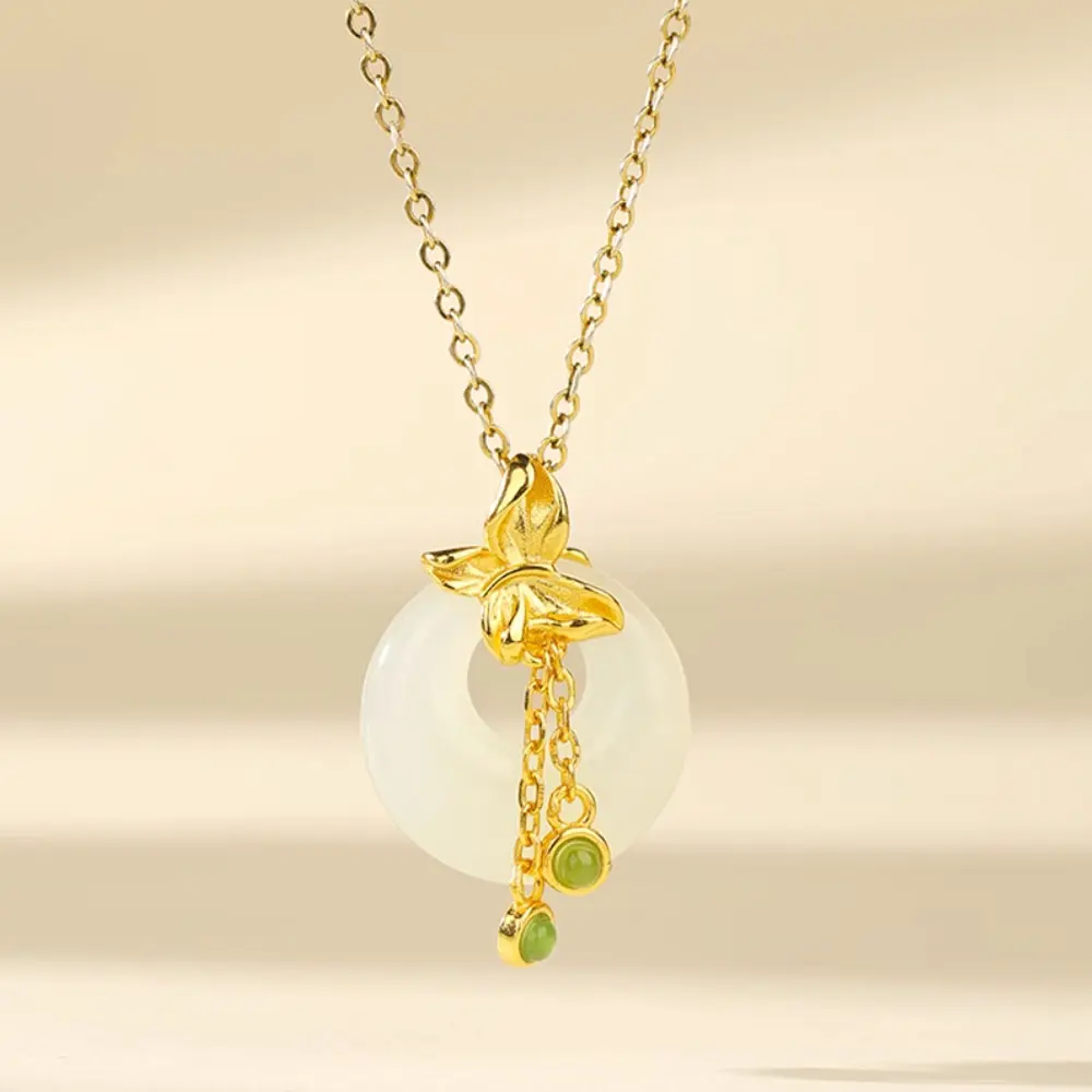 OGVIP Jade & Jade Chalcedony Pendant Necklaces OGVIP Jade & Jade Chalcedony Pendant Necklaces