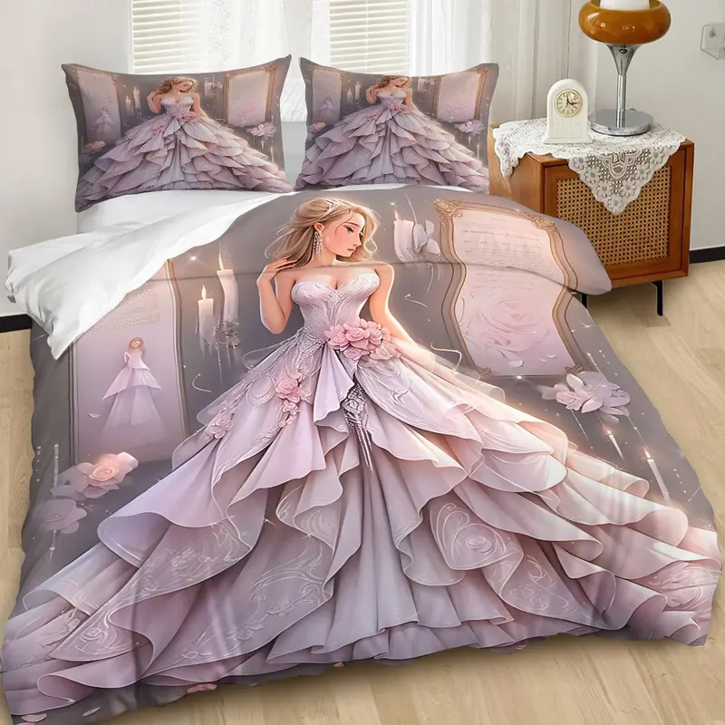 open lace back dress Princess Dress Art Print | Museum-Quality Poster