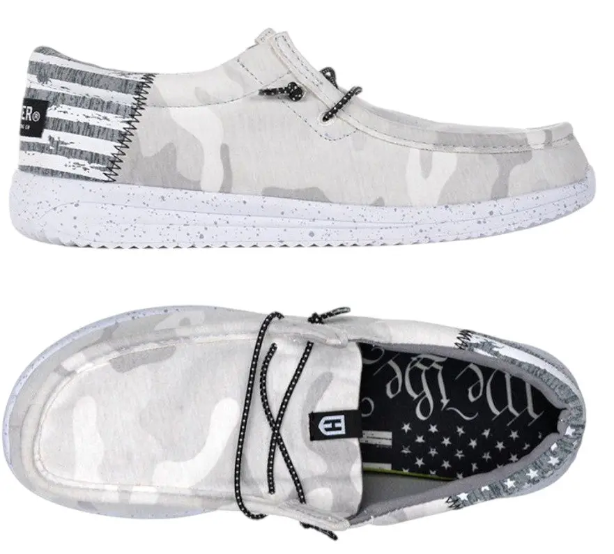Howitzer Roam Live Free Unisex Casual Low Top Sneakers, Lightweight Breathable Camo Print Slip-On Walking Trainers with Adjustable Laces, Sneakers Casual