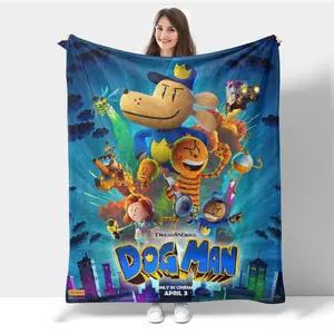 Dog Man 60IN*50IN Blanket