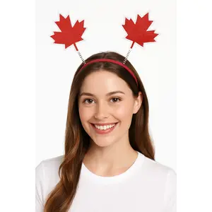 Canada Day Maple Leaf Glitter Headbopper