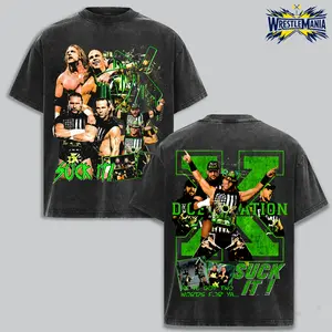 D-Generation X Premium Cotton T-Shirt, DX Wrestling Graphic Tee, Degeneration X Vintage Shirt, “Suck It!” Classic WWE Tee, Attitude Era Wrestling Graphic Tee for Fans, Gift for WWE Fans, Gift for Boyfriends