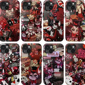 Hazbin Hotel Husk Cartoon Character Graphic Phone Case - Compatible with iPhone X, 11, 12, 13, 14, 15, 16, 17 & Samsung