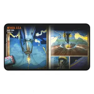 Zombies Desk Mats – Black Ops-Inspired Loading Screens (Kino, Origins, Tranzit, Ascension) – Black Ops-Inspired Loading Screen Design, Gaming Items, NukeTown Mouse Pad