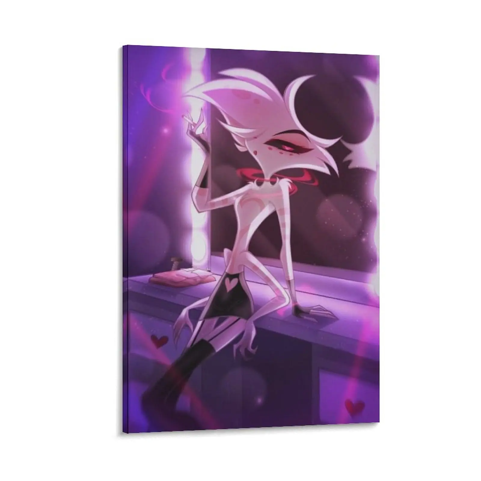 Hazbin Hotel Poster Angel Dust Anime Cartoon Poster 139 Canvas Poster Bedroom Decor Sports Landscape Office Room Decor Gift Frames Wall Ornaments Artistic Decoration Print
