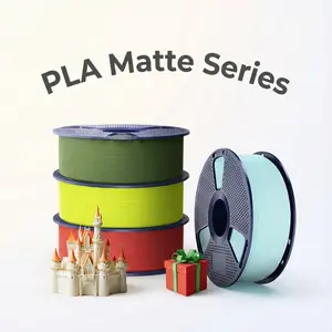 PLA Matte 3D Printer Filament 1KG 1.75mm SUNLU Matte PLA Filament - Neatly Wound, 1KG/Roll