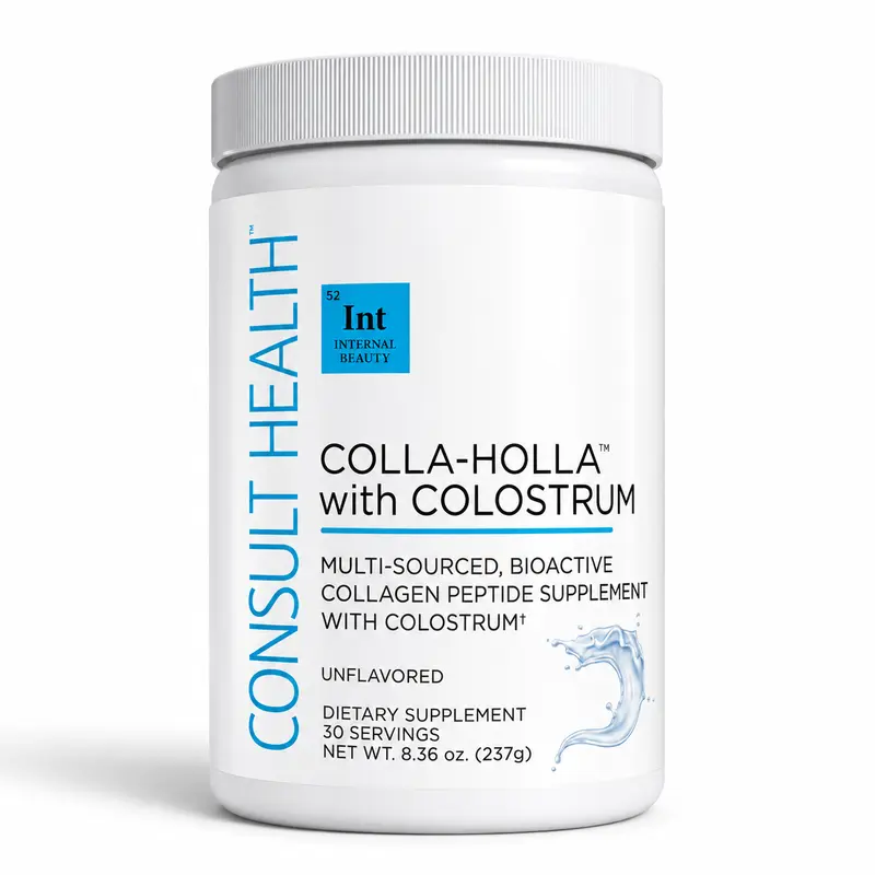 COLLA-HOLLA™ with Colostrum Collagen Powder Supplement Boosts Collagen
