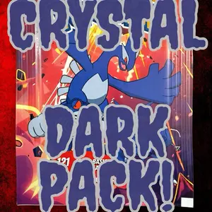Crystal Dark Pack - 1 Dark Pack, 5 Cards Per Pack Play Booster Box Tcg Booster Box