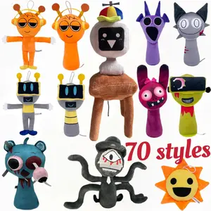 70styles Sprunki Plush Toys Sprunki Plush Doll Sprunki Game Cartoon Kids Birthday Gifts Stuffed Dolls Christmas Gift