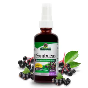 Nature's Answer Alcohol-Free Sambucus Extract Spray, 2-Ounces | Immune System Support | Vegan, Gluten-Free, No Artificial Flavors or Preservatives | Single Count Oral Berry