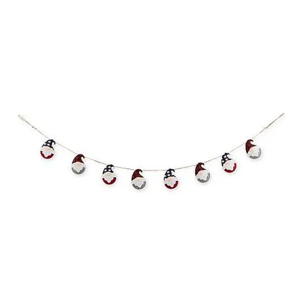 Design Imports Gnome Santa Garland