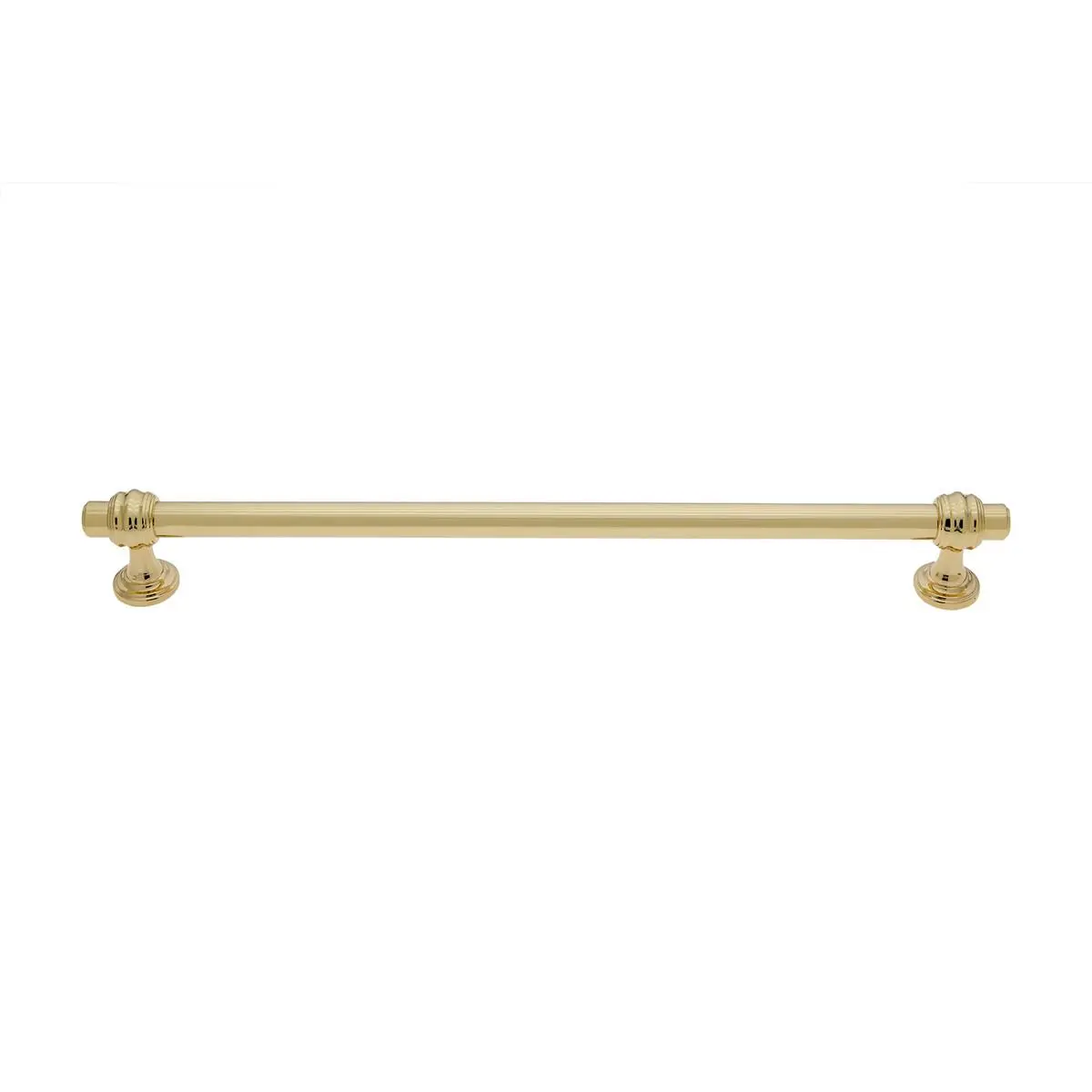 10.0 in. Single Pull Cabinet Knob-Pull Hardware - Polished Gold Handle Doorknobs for Bath, Drawer, Transitional Decor, Eclectic Decor