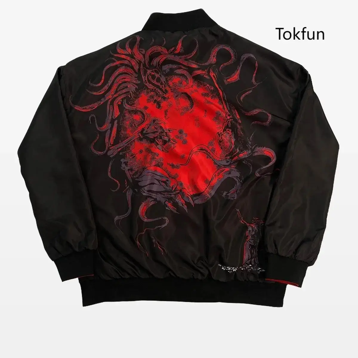 Blood Reversible Bomber Jacket for Men - Menswear Coats Varsity