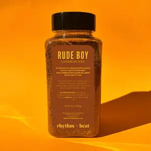 Rude Boy (Caribbean Jerk) - Low Sodium Seasoning Blend - Authentic Flavors Perfect for Any Caribbean Cuisine