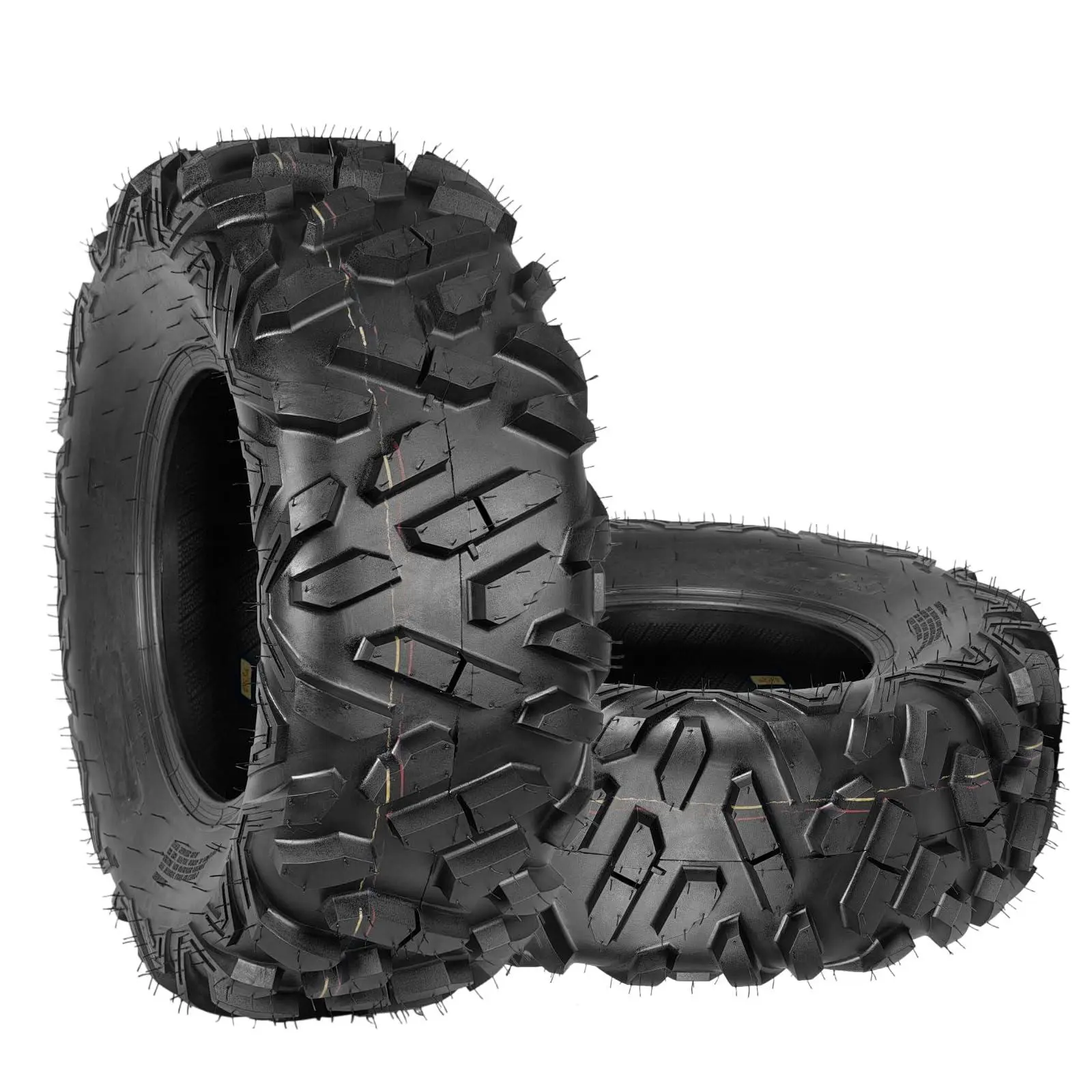 GAOMON 26x9x12 6PR Tubeless All-Season ATV/UTV Tires (Set of 2) with Deep Treads, Puncture Res., Rim Compatibility for Heavy-Duty Off-Road Use, Rim Compatible
