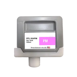 U.S. Remanufactured for Canon PFI-304PM 330ml Photo Magenta Ink Cartridge
