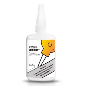 Professional Grade CA Super Glue by ,  Adhesive 4 oz, Medium Viscosity Cyanoacrylate Adhesive for Plastic, Ceramic, , Metal, Glass, Rubber & DIY Crafts, Clear, 4 ounce