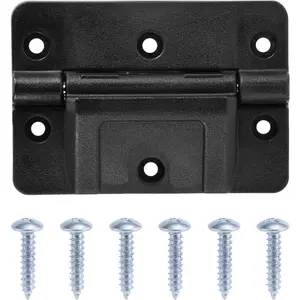 1 Pcs Cooler Hinges Replacement Compatible with Igloo 150-165 QT Coolers, Durable Plastic Oversized Mechanical Hinges with 12 Stainless Steel Screws for Camping & Outdoor Coolers