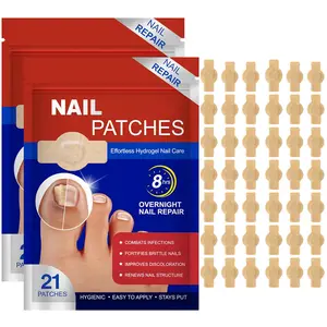 42PCS, 8-Hour Multi-Purpose Nail Repair, Nail Solution for Discolored and Damaged Nails, Nail Patches