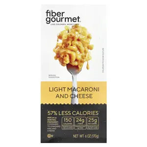 Fiber Gourmet Light Macaroni and Cheese, 6 oz (170 g)