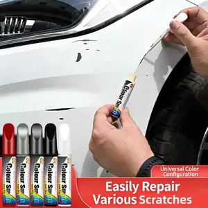 Car Touch Up Pen, Scratch Repair Tool with Clear Coat, Suitable for All Car Paints and Colors, Automotive Dent Filler, Automotive Vehicle Tool