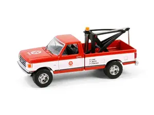 1988 Ford F-250 w/ Drop-In Tow Hook (Texaco Special Edition Series 1) Diecast 1:64 Scale Model - Greenlight 41165D