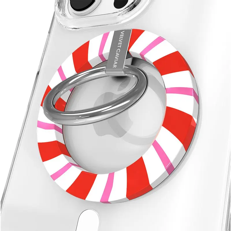 Velvet Caviar Peppermint Princess Magnetic Phone Grip Holder - MagSafe Compatible, 1600g Metal Magnet-Powered, Flexible, Stable Mobile Adjustable Stand, Smartphone Accessory Mount for iPhone Users